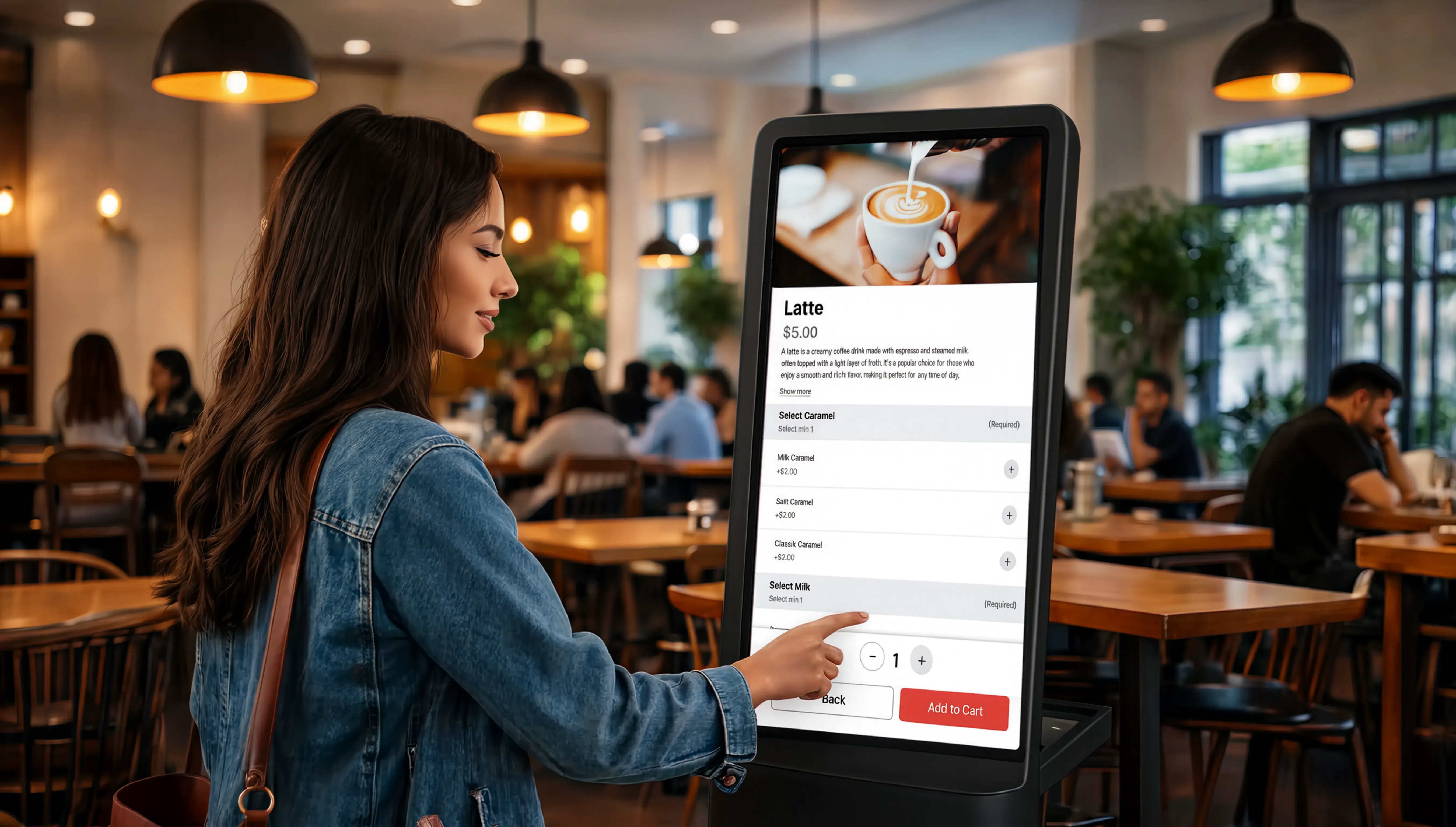 Kiosk product mockup